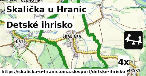 detské ihrisko v Skalička u Hranic