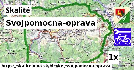 Svojpomocna-oprava, Skalité