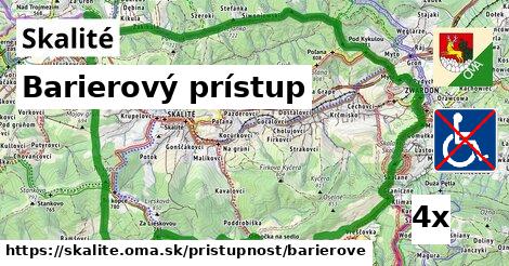 Barierový prístup, Skalité