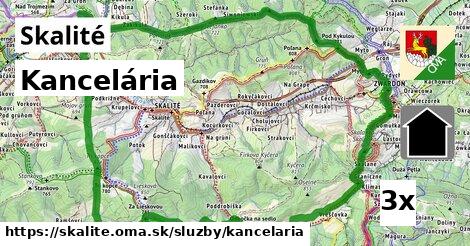 Kancelária, Skalité