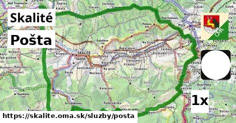 Pošta, Skalité