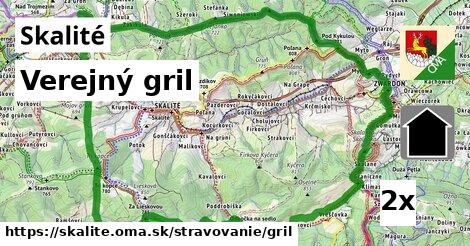 verejný gril v Skalité