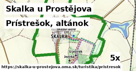 Prístrešok, altánok, Skalka u Prostějova