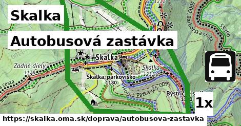 Autobusová zastávka, Skalka