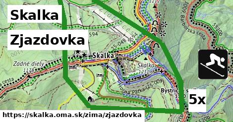 Zjazdovka, Skalka