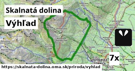 Výhľad, Skalnatá dolina