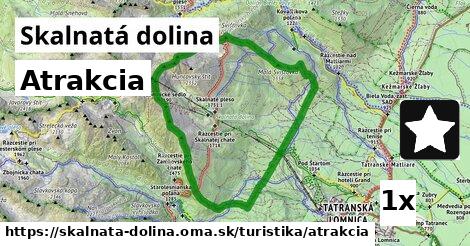 Atrakcia, Skalnatá dolina