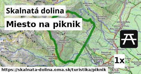 Miesto na piknik, Skalnatá dolina