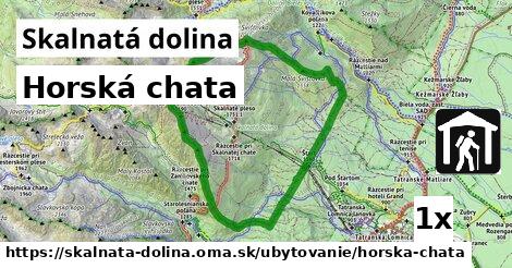 Horská chata, Skalnatá dolina