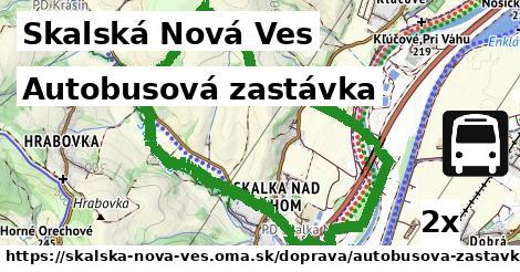Autobusová zastávka, Skalská Nová Ves