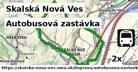 Autobusová zastávka, Skalská Nová Ves