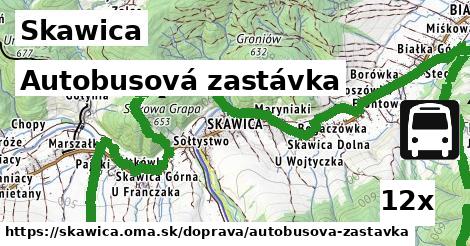 Autobusová zastávka, Skawica