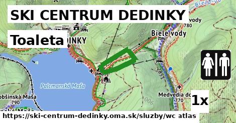 Toaleta, SKI CENTRUM DEDINKY