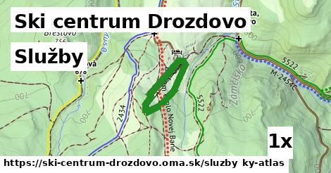 služby v Ski centrum Drozdovo
