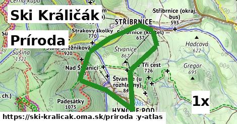 príroda v Ski Králičák