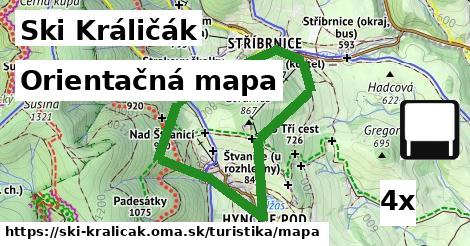 Orientačná mapa, Ski Králičák