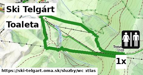 Toaleta, Ski Telgárt