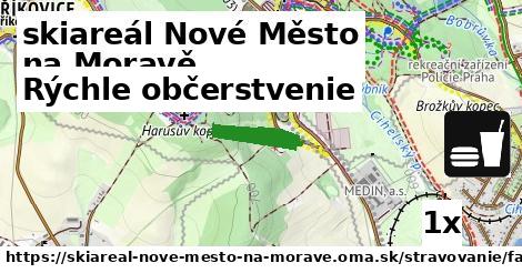 Rýchle občerstvenie, skiareál Nové Město na Moravě