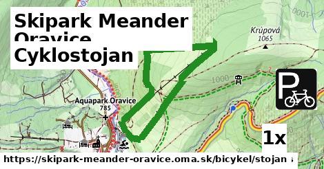 Cyklostojan, Skipark Meander Oravice