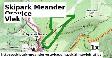 Vlek, Skipark Meander Oravice