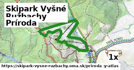 príroda v Skipark Vyšné Ružbachy