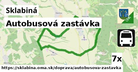 Autobusová zastávka, Sklabiná