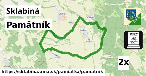 Pamätník, Sklabiná