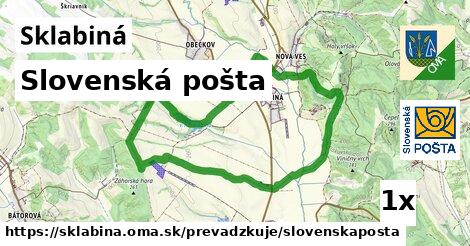 Slovenská pošta, Sklabiná