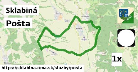 Pošta, Sklabiná