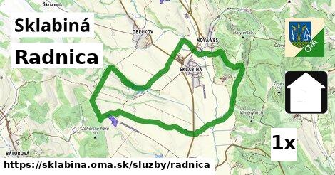 Radnica, Sklabiná