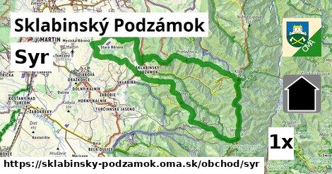syr v Sklabinský Podzámok