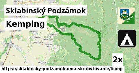 kemping v Sklabinský Podzámok