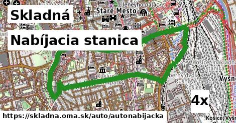 Nabíjacia stanica, Skladná