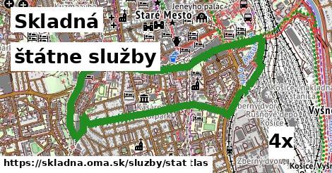 štátne služby, Skladná