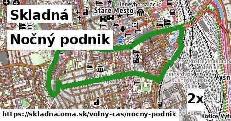 Nočný podnik, Skladná