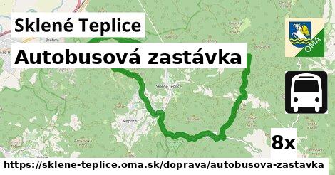 Autobusová zastávka, Sklené Teplice