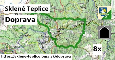 doprava v Sklené Teplice