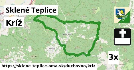 Kríž, Sklené Teplice