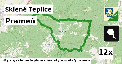 prameň v Sklené Teplice