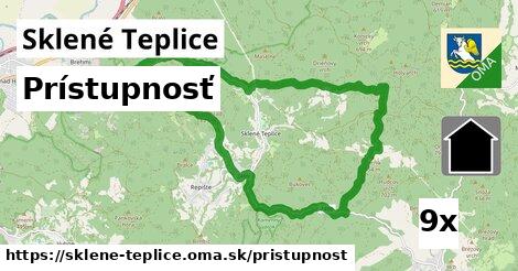 prístupnosť v Sklené Teplice