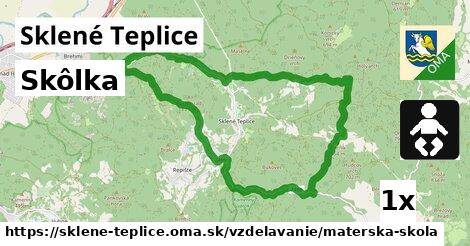 Skôlka, Sklené Teplice