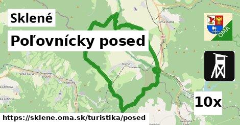 Poľovnícky posed, Sklené