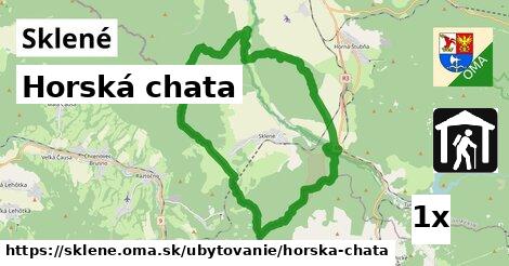 Horská chata, Sklené