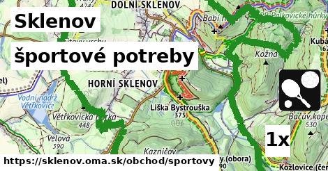 športové potreby, Sklenov