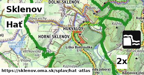 hať v Sklenov