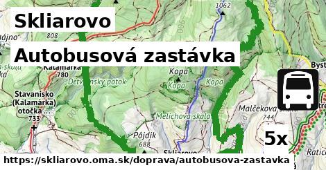 Autobusová zastávka, Skliarovo