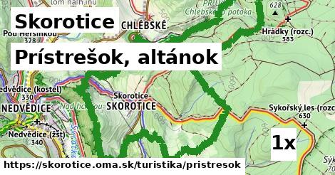 Prístrešok, altánok, Skorotice