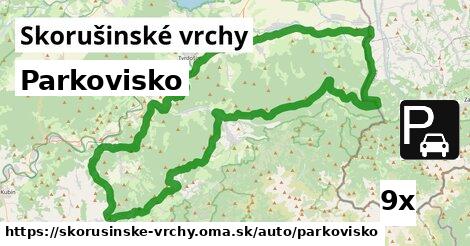 Parkovisko, Skorušinské vrchy