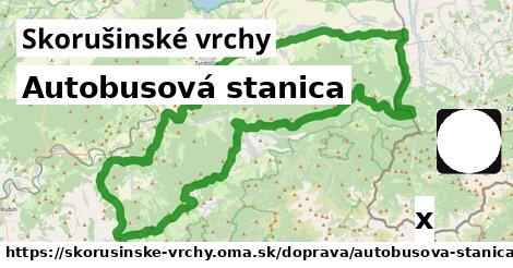 Autobusová stanica, Skorušinské vrchy