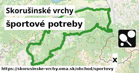 športové potreby, Skorušinské vrchy